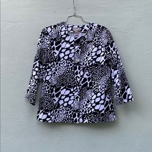 Chico Jacket White & Black Top